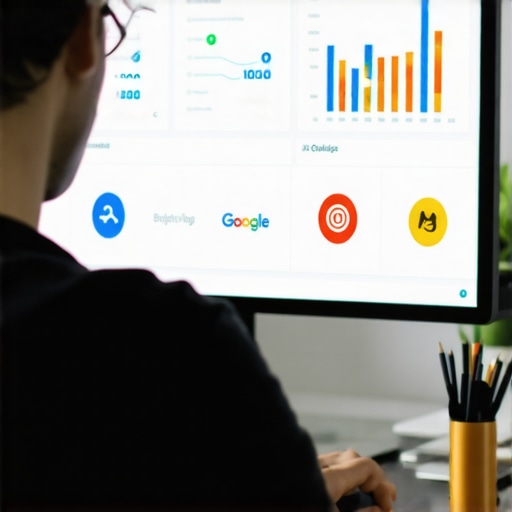 Maintaining Local SEO with Tools Person reviewing local SEO analytics on a computer