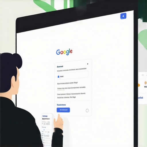 Business owner updating GMB profile with images and details