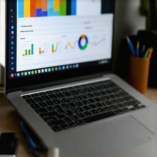 Digital Marketing Tools for Local SEO A workspace with tools and screens showing local SEO analytics and citation data