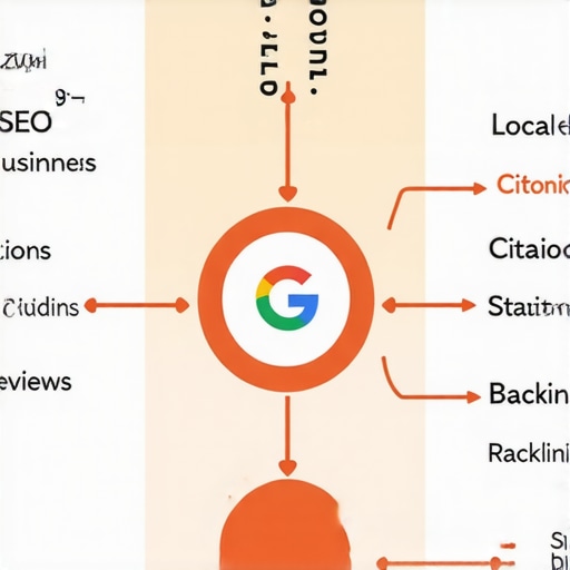 A detailed diagram illustrating steps for local SEO success in 2026
