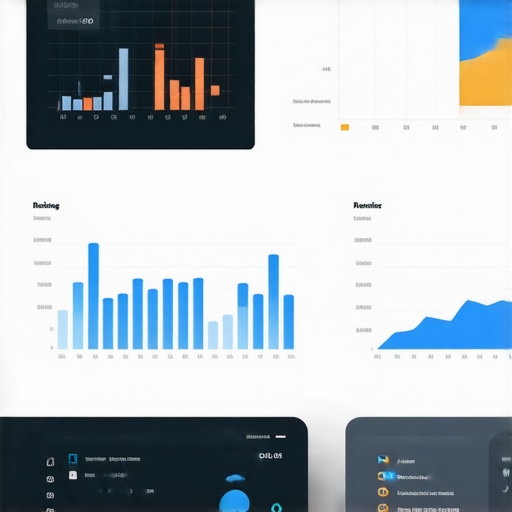 SEO analytics and rankings on a digital dashboard for local visibility