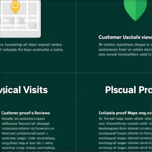 Infographic showing key local SEO tactics for Google Maps ranking