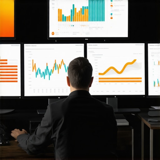 Analytics Tools for Local SEO Maintenance A marketer analyzing local SEO data on computer screens.